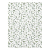 エレガントセージ緑離れ水色パターン テーブルクロス (正面)