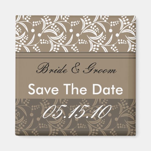 エレガントセーブザデートマグネット。 マグネット (正面)