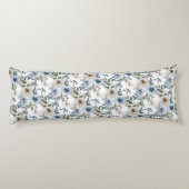 エレガントソフトダスティブルーウォーター花模様 ボディピロー (裏面)