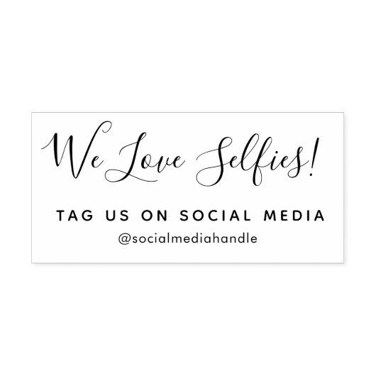 エレガントソーシャルパーソナライズされたメディア セルフインキングスタンプ (デザイン)