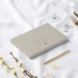エレガントタイペシルバーフォイル結婚記念日 ゲストブック