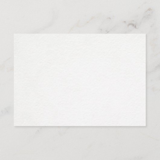 エレガントタイポグラフィオン水彩 | 宿泊施設 エンクロージャーカード (裏面)