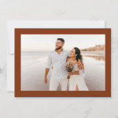 エレガントタイポグラフィリハユニークーサルディナーインビット 招待状 (裏面)