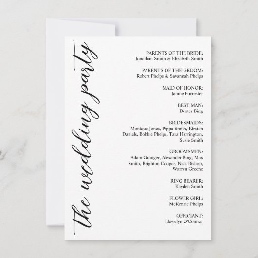 エレガントタイポグラフィローレルリースモノグラム結婚ズ (裏面)