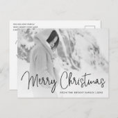 エレガントタイポグラフィ写エレガント真 シーズンポストカード (正面/裏面)