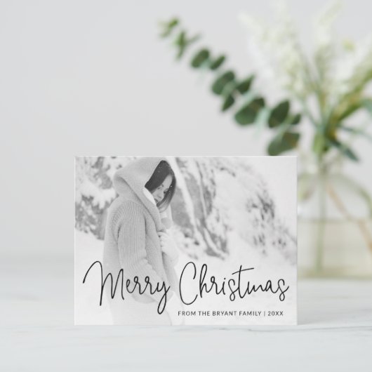 エレガントタイポグラフィ写エレガント真 シーズンポストカード (スタンド正面)