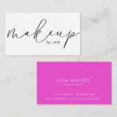 エレガントタイポグラフィ化粧 |名刺 名刺 (正面/裏面)