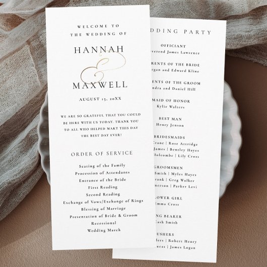 エレガントタイポグラフィ白黒結婚ズ プログラム