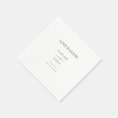 エレガントタイポグラフィ:愛は良いモダン結婚 スタンダードカクテルナプキン (角)