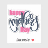 エレガントタイポグラフィ | HAPPY MOTHER'S DAY シール (シート)
