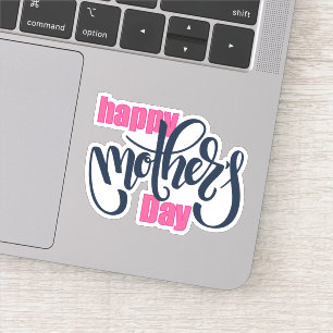 エレガントタイポグラフィ HAPPY MOTHER'S DAY シール