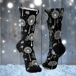 エレガントタンポポとクリスマス ソックス