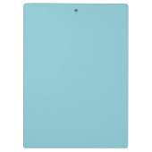 エレガントターコイズフローラクリップボードのカスタマイズ クリップボード (裏面)