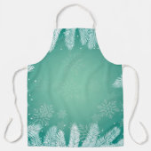 エレガントターコイズ冬 エプロン (正面)