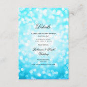 エレガントターコイズ《写真》ぼけ味ラ結婚イトの詳細 エンクロージャーカード (正面)