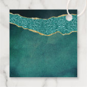 エレガントターコイズ&金ゴールドアガテ結婚ス フェイバータグ (裏面)