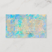 エレガントダイヤスタイリッシュモンド金ゴールドオパールストーン 名刺 (正面)