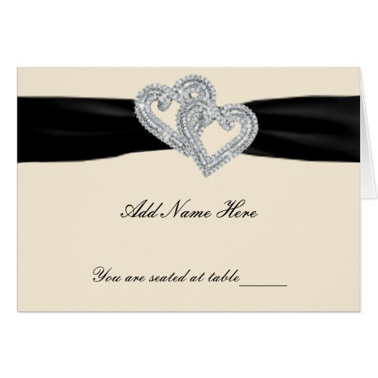 エレガントダイヤモンドブラックリボン座席表 (正面横)