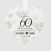 エレガントダイヤモンド結婚60周年 オーナメント (正面)