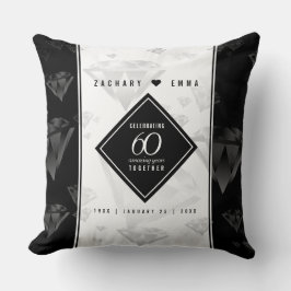 エレガントダイヤモンド結婚60周年 クッション