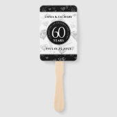 エレガントダイヤモンド結婚60周年 ハンドファン (正面)