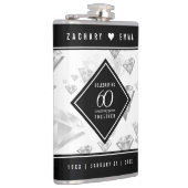 エレガントダイヤモンド結婚60周年 フラスク (右)