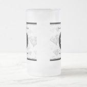 エレガントダイヤモンド結婚60周年 フロストグラスビールジョッキ (中央)