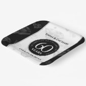 エレガントダイヤモンド結婚60周年 ペーパープレート (傾斜あり)