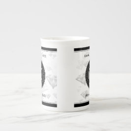 エレガントダイヤモンド結婚60周年 ボーンチャイナマグカップ