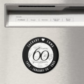 エレガントダイヤモンド結婚60周年 マグネット (インサイチュ (食洗機))