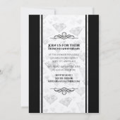 エレガントダイヤモンド結婚60周年 招待状 (裏面)