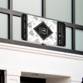 エレガントダイヤモンド結婚60周年 横断幕 (ビルの外側)