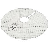 エレガントダイヤ点々のあるンドモノグラム フェイクリネンツリースカート (アングル)