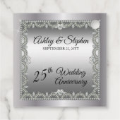 エレガントダイヤ25結婚周年記念 フェイバータグ (裏面)