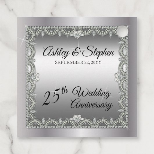 エレガントダイヤ25結婚周年記念 フェイバータグ (裏面)