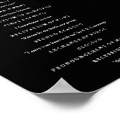 エレガントダウンロード内のスクリプト結婚式 プログラム ポスター (角)