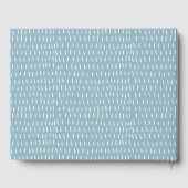 エレガントダスキークルーズシップ結婚パームシースケープ ゲストブック (裏面)