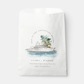 エレガントダスキークルーズシップ結婚パームシースケープ フェイバーバッグ (正面)