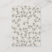 エレガントダスキーディアフローラ結婚クレスト エンクロージャーカード (裏面)