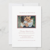 エレガントダスティバラ結婚の写真 セーブザデート (裏面)