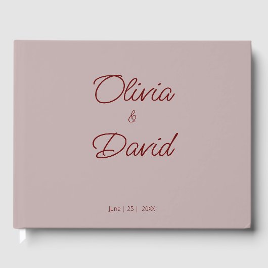 エレガントダスティバラ結婚ズ ゲストブック (正面)