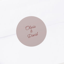 エレガントダスティバラ結婚ズ ラウンドシール