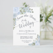 エレガントダスティブルーウォーターフローラボホ結婚ズ セーブザデート (スタンド正面)