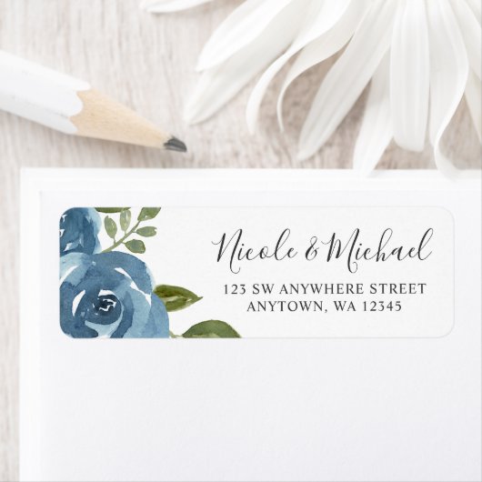 エレガントダスティブルーウォーターフローラ ラベル (インサイチュ)