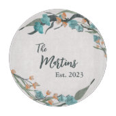 エレガントダスティブルーセージ植物科 カッティングボード (正面)