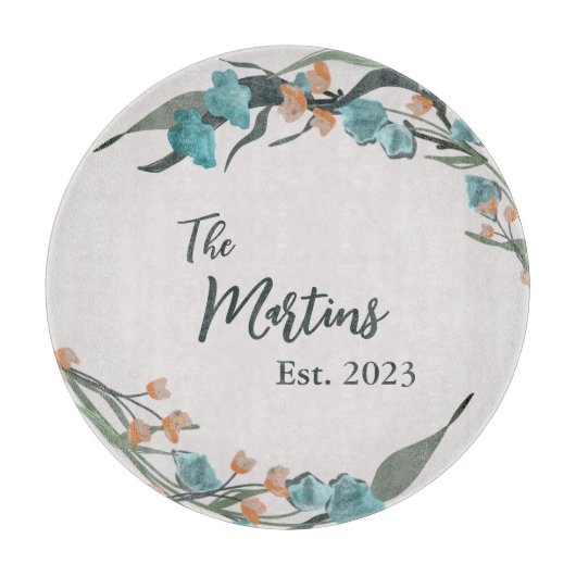 エレガントダスティブルーセージ植物科 カッティングボード (正面)