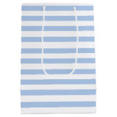 エレガントダスティブルーバチェロレッテ週末パーティー ミディアムペーパーバッグ (裏面)