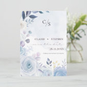 エレガントダスティブルーフローラ水結婚色 セーブザデート (スタンド正面)