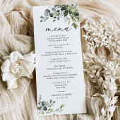 エレガントダスティブルー結婚グリーン メニュー