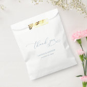 エレガントダスティブルー結婚書道 フェイバーバッグ (封をした状態)